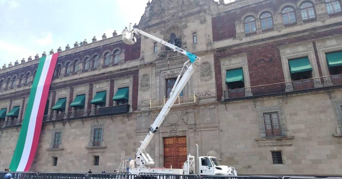 Alistan preparativos para el primer Grito de Independencia de Claudia Sheinbaum