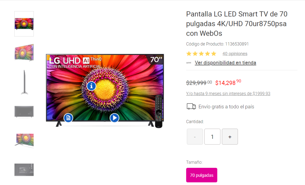 $!Venta Nocturna de Liverpool 2024: Estos son los televisores con mejor oferta