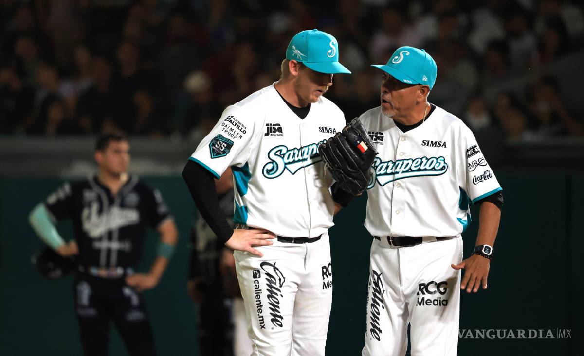 $!Cameron Gann abrió el juego por Saltillo, lanzando las primeras cuatro entradas.