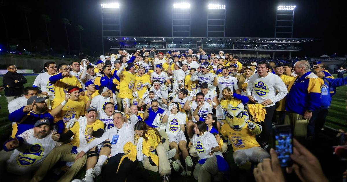 Auténticos Tigres recuperan la corona de la ONEFA con triunfo 33-30 sobre Borregos Monterrey