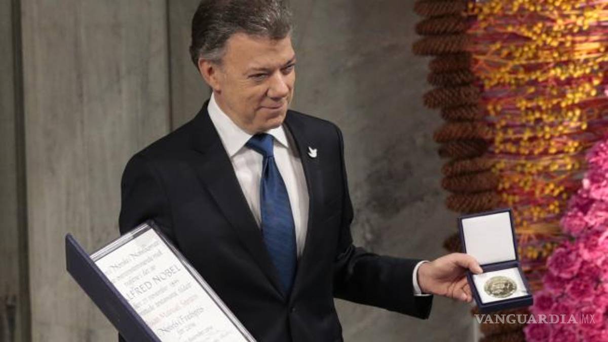 Juan Manuel Santos recibe el Nobel de la Paz