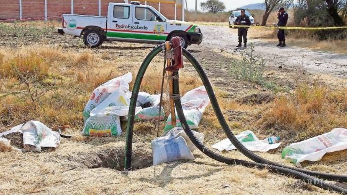 Sellan con cemento tomas de huachicol