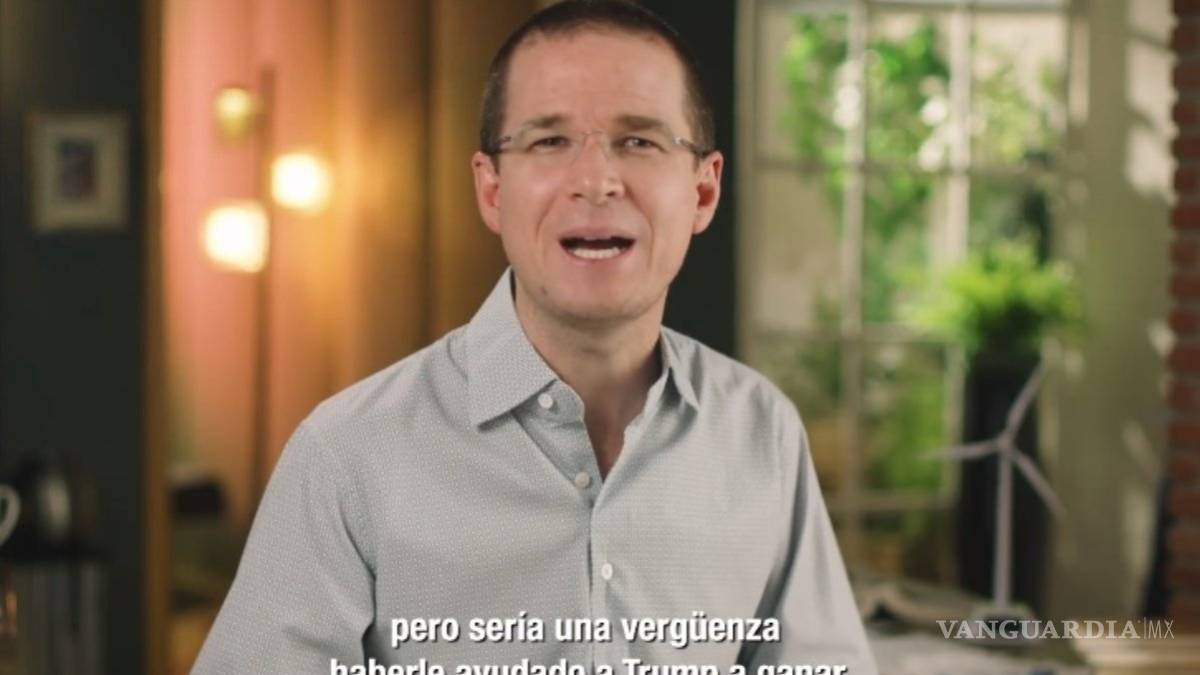 “Sería una vergüenza que AMLO le hubiera ayudado a Trump a ganar”: Anaya