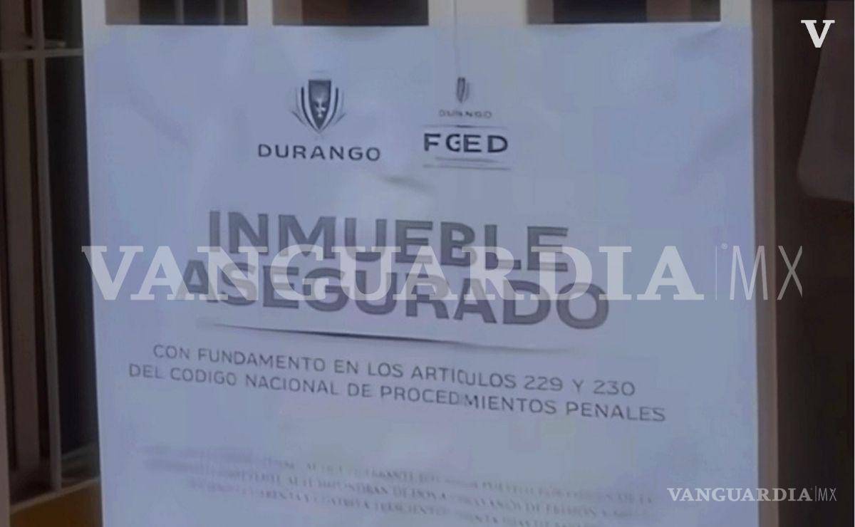 $!El sello de asegurado fue colocado en la puerta del inmueble.
