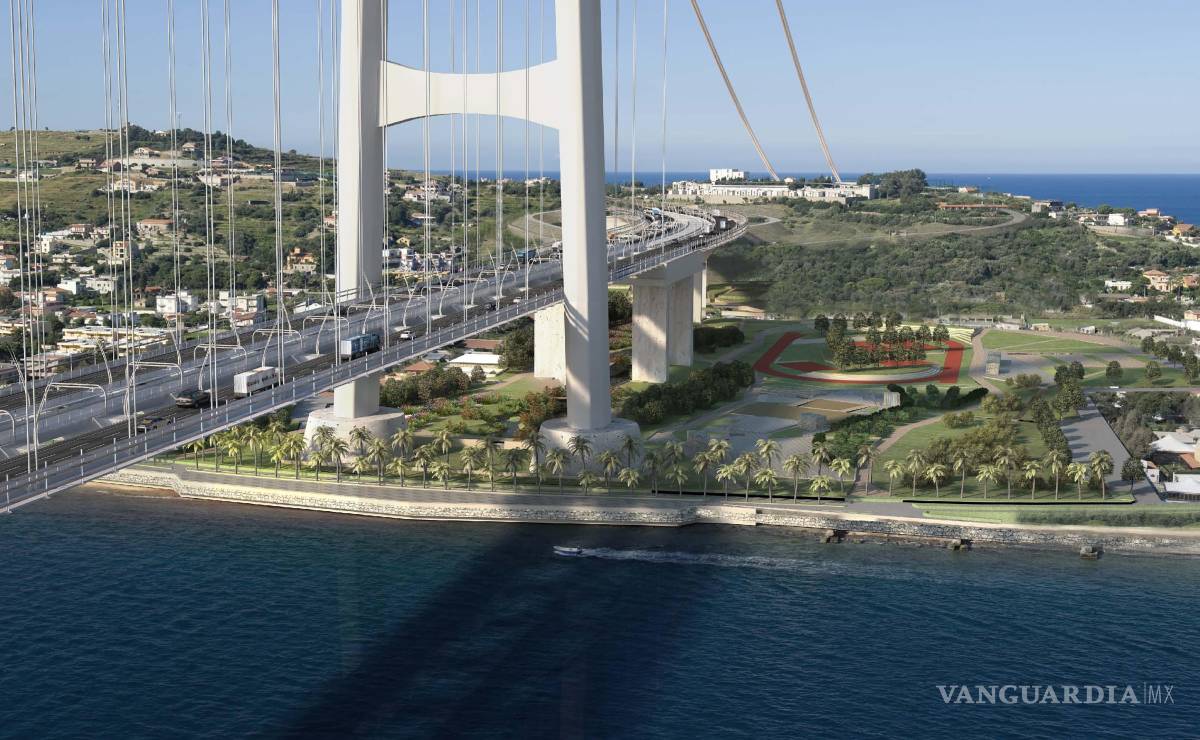 $!Cada una de las dos torres de soporte, que sostendrán el tramo colgante del puente, tendrán 399 metros de altura.