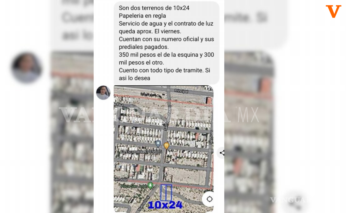$!Uno de los predios se puso en venta con un valor de 350 mil pesos y el otro con un valor de 300 mil pesos.