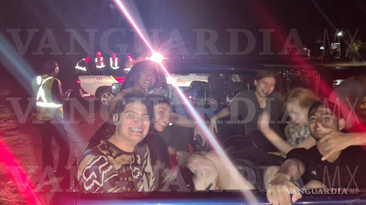 Rescatan a 9 personas y un perro en el parque eco-turístico ‘El Chiflón’ en Coahuila