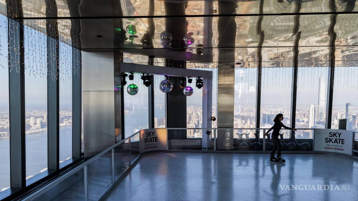 ¿Te gustaría poder patinar sobre el hielo en un rascacielos en Nueva York?