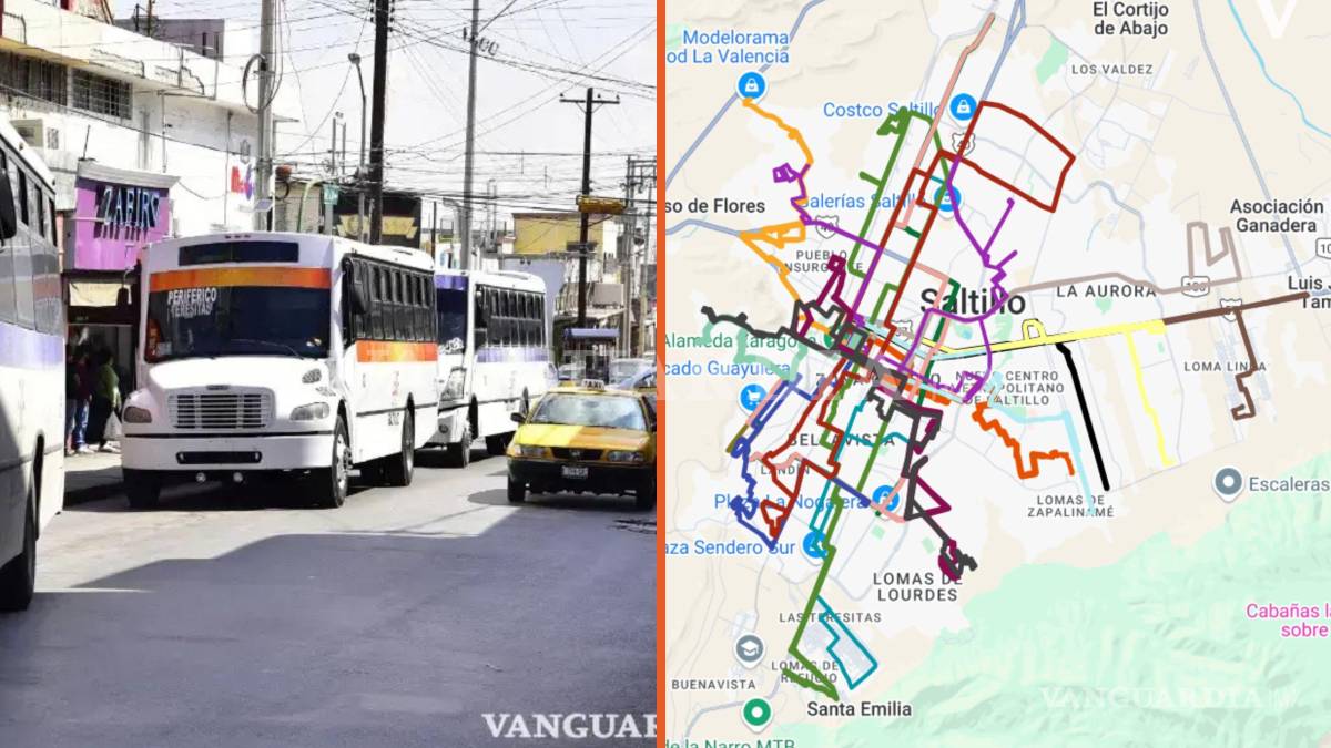 Saltillo: tras ocho años actualizan mapa de transporte público; se tiene reto de acercarlo a 250 mil personas