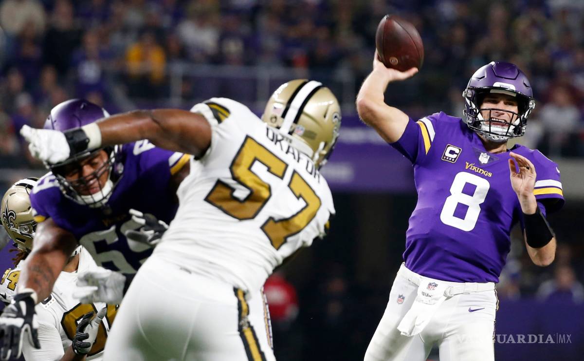 $!Ni tan 'santos', los Saints detienen a la fuerza de los Vikings