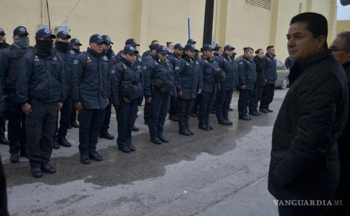 $!Reconocen labor de la Policía de Ciudad Acuña