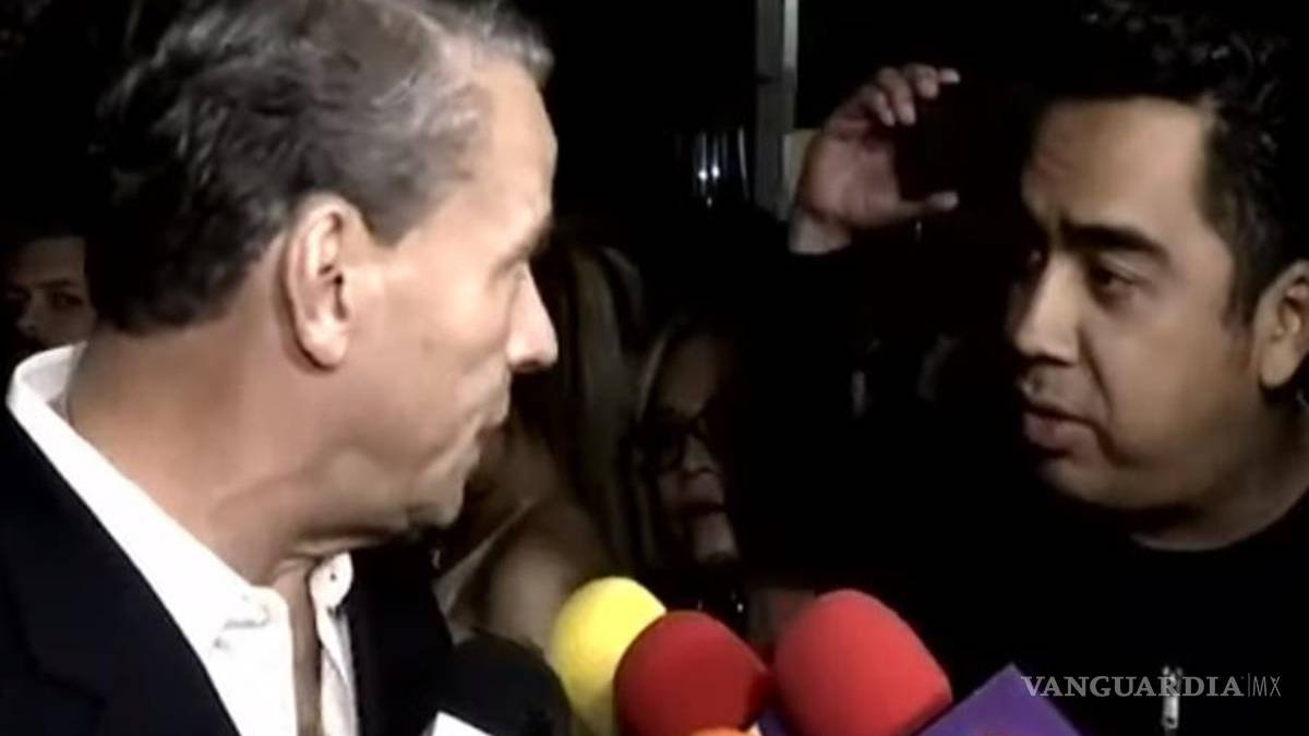 'Reportero llama 'pit.. chico' a Alfredo Adame y casi lo golpea