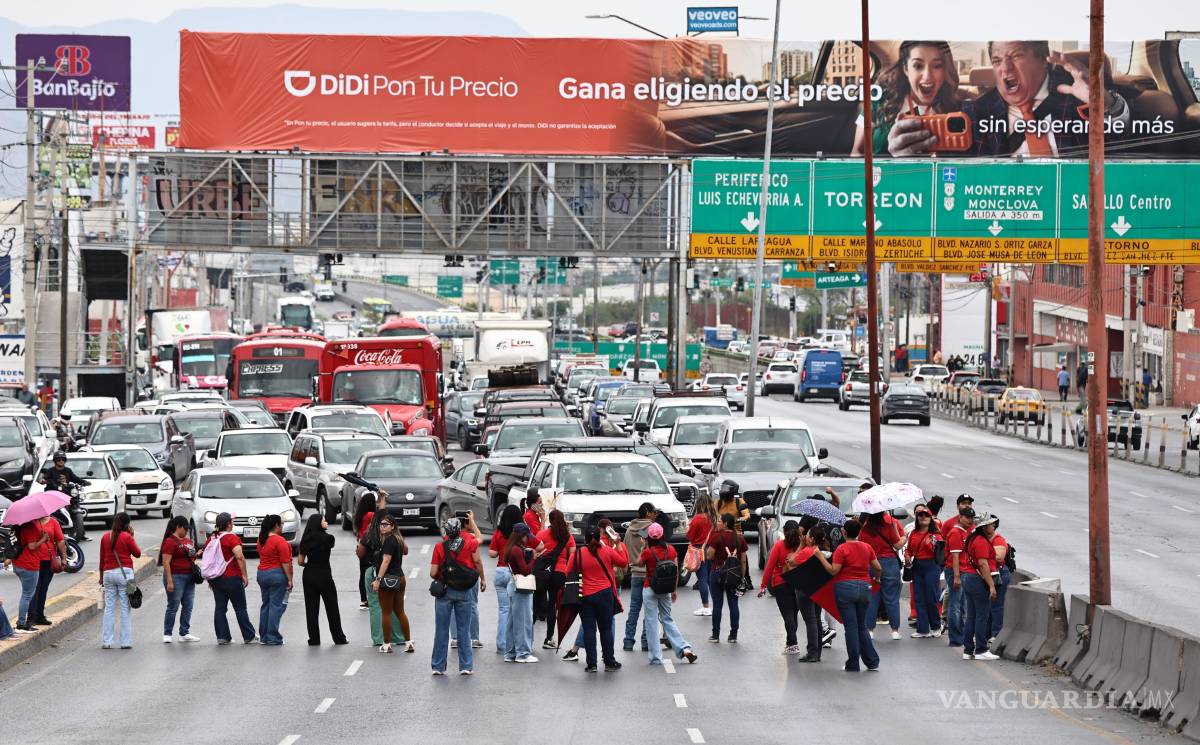 $!El pasado lunes 1 de junio ya hubo una movilización que afectó la vialidad en Saltillo.