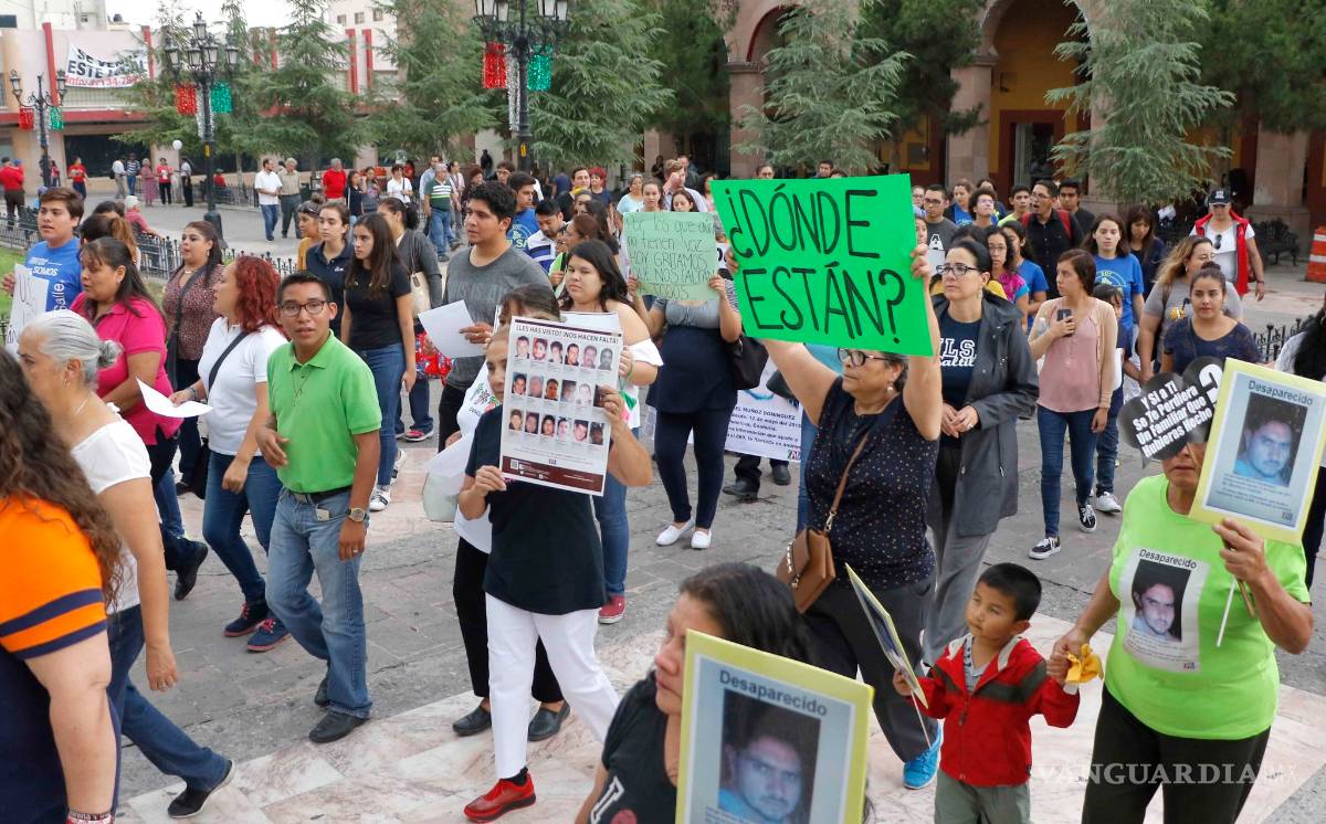 $!¡No nos dejen solas, caminen a nuestro lado!: madres de desaparecidos en Coahuila