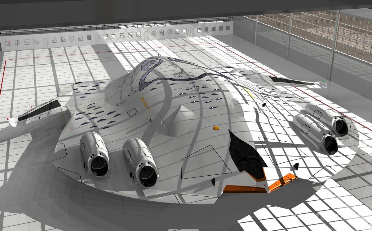 $!HSP Magnavem, un avión supersónico ecológico