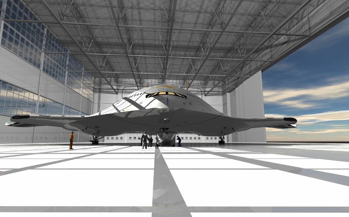 $!HSP Magnavem, un avión supersónico ecológico