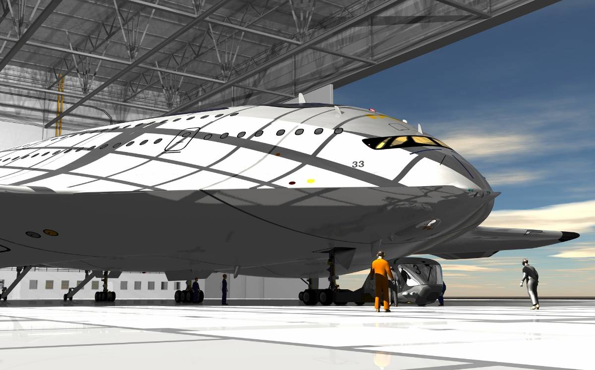 $!HSP Magnavem, un avión supersónico ecológico