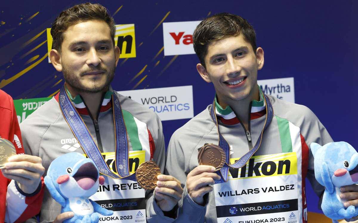 Doble premio para México en el Mundial de Natación se llevan el bronce