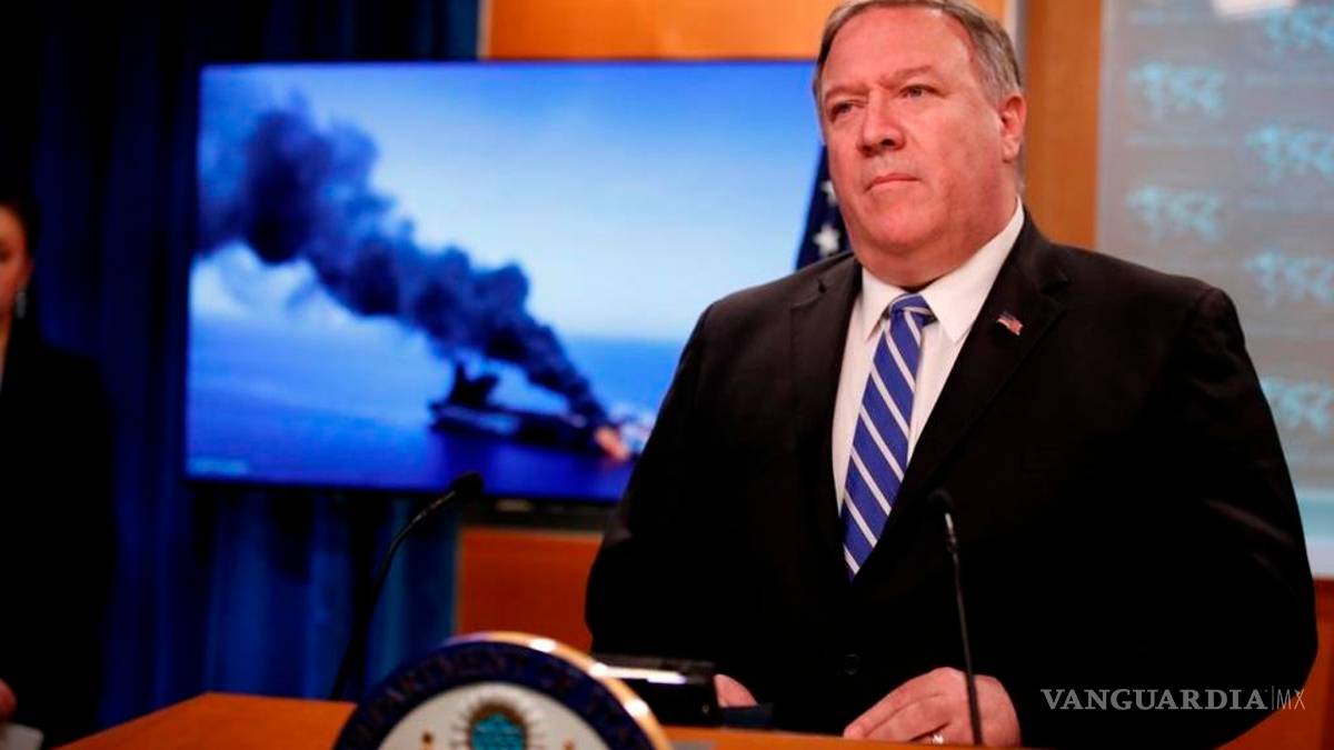 Escala tensión en Medio Oriente: Pompeo acusa a Irán de ataques a buques