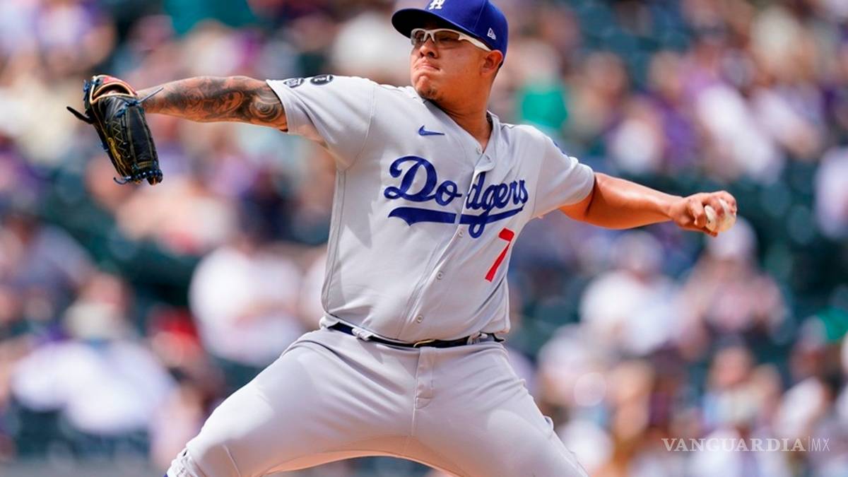 Julio Urías, primer pitcher con nueve triunfos en esta temporada