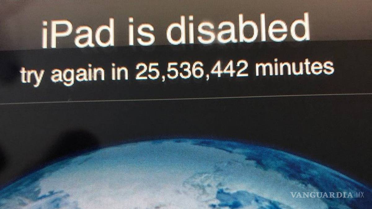 Niño bloquea iPad de su papá... ¡hasta el 2067!