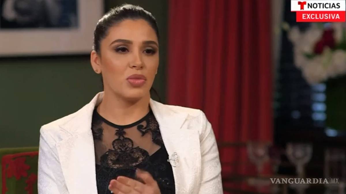 Emma Coronel se siente tranquila por ver sonreír a 'El Chapo'