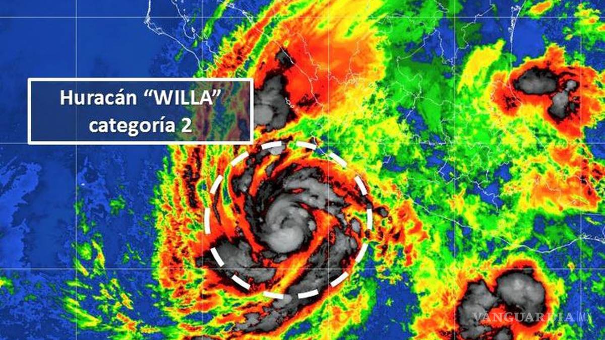 Huracán 'Willa' pierde fuerza y es categoría 4