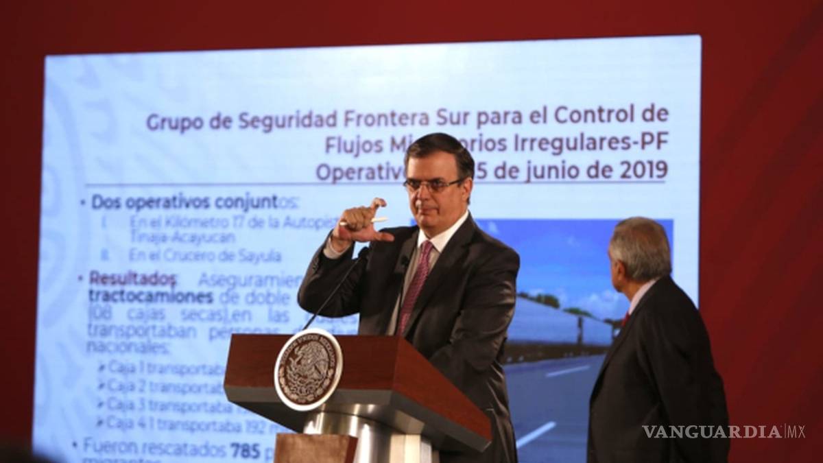 Frustan operación de 69 mdp con rescate de 791 migrantes en Veracruz: Marcelo Ebrard