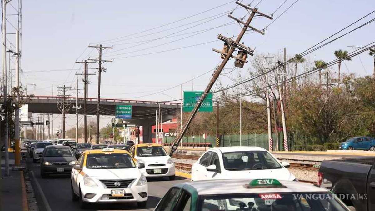 Vientos dejan dos heridos en Monterrey y 205 reportes