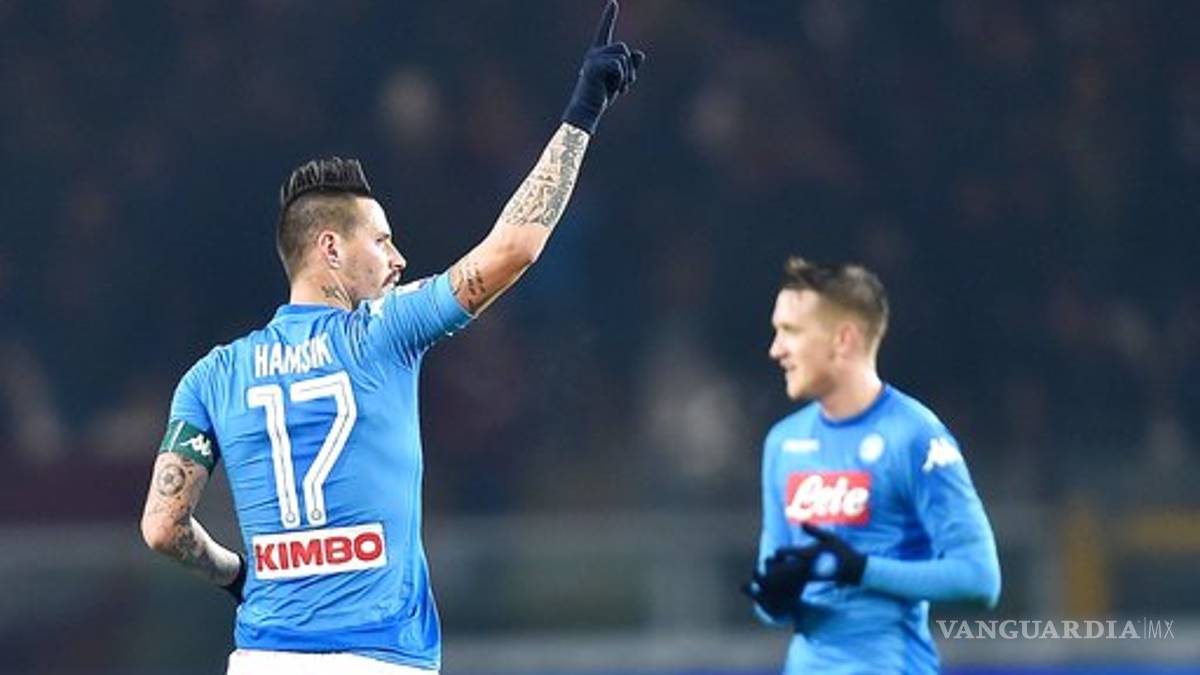 Hamsik igualó el récord de Maradona en el Napoli