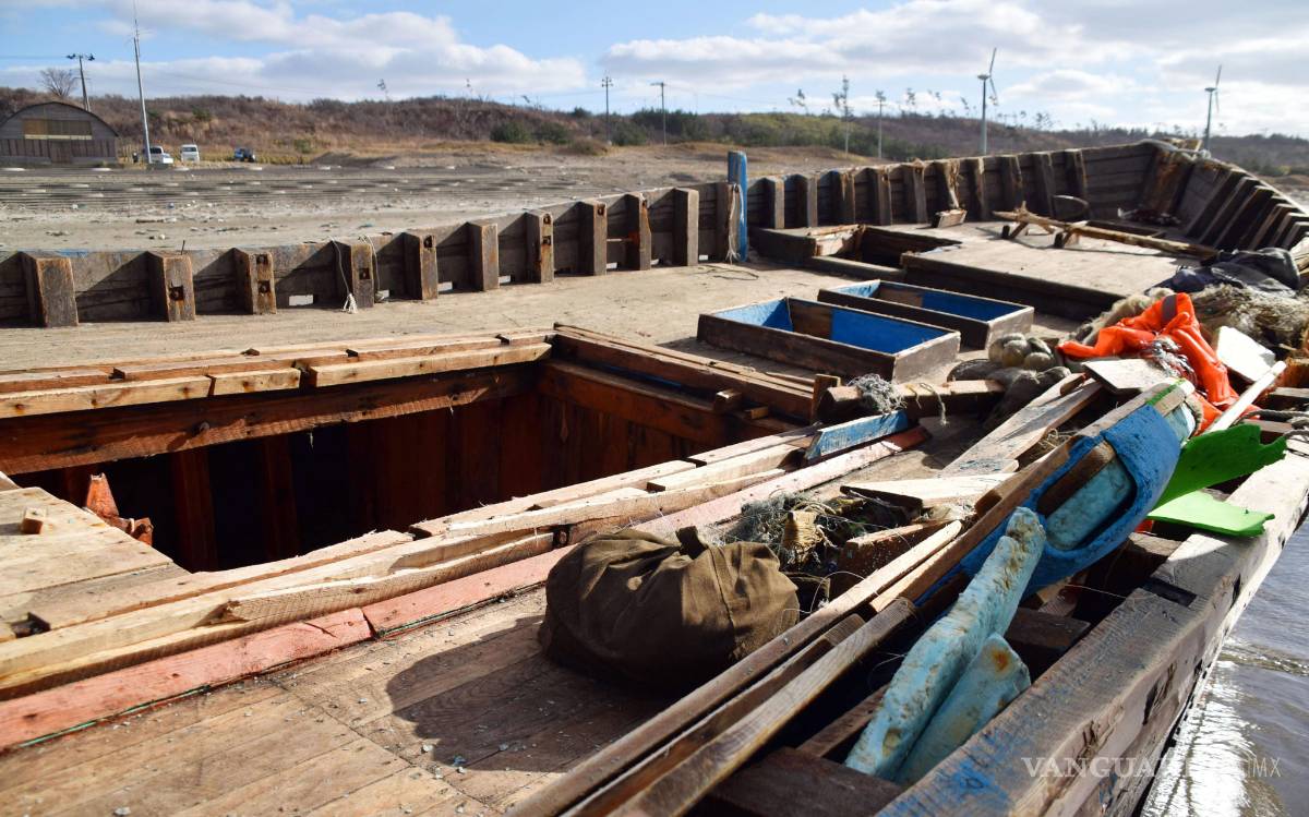 $!Alertan en Japón por barcos norcoreanos, varios con cadáveres