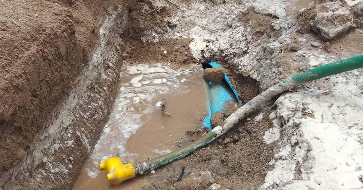 Por ruptura en tubería principal se quedan sin agua once colonias de ...