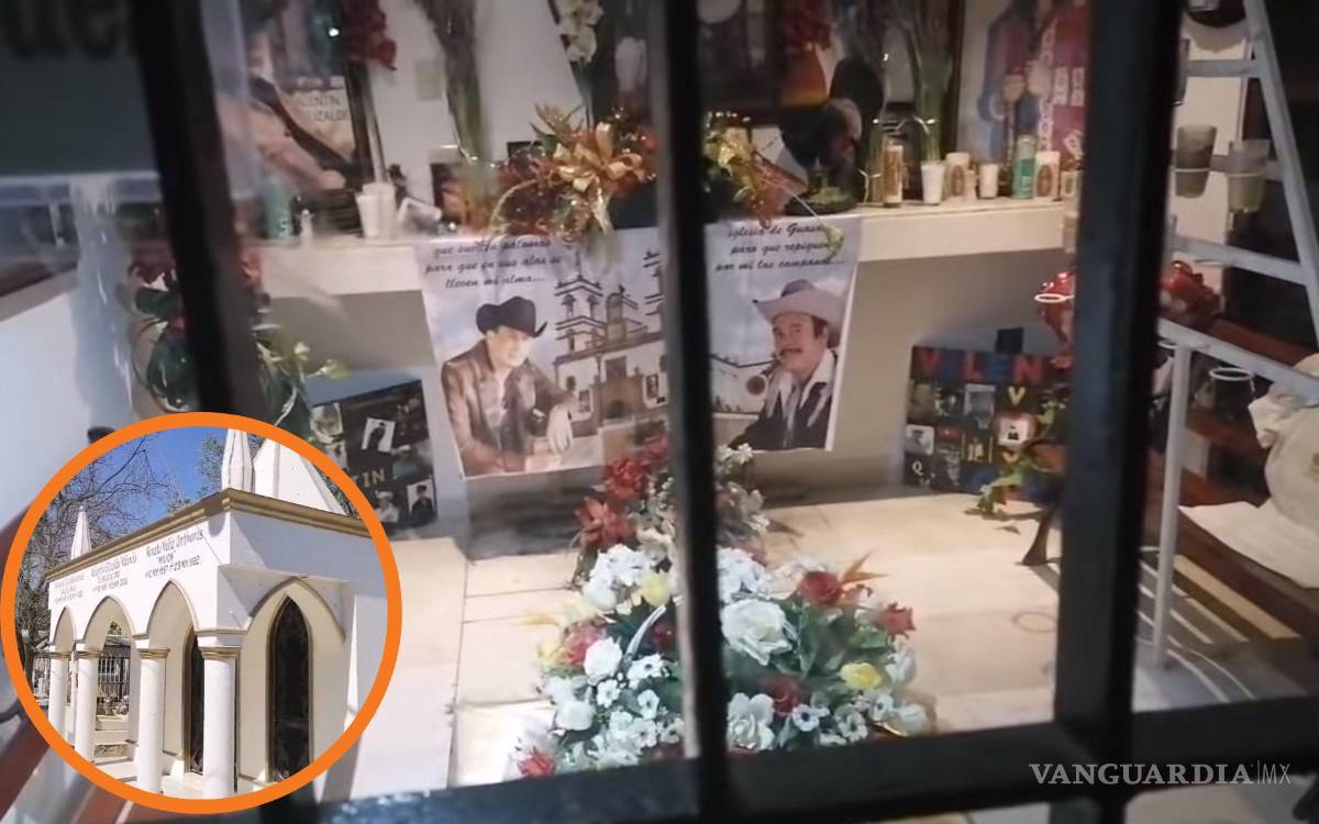 $!Sus restos descansan en el Panteón Municipal de Guasave, Sinaloa, y ha sido adornado entre flores, fotos y regalos por sus fans, quienes no lo olvidan.