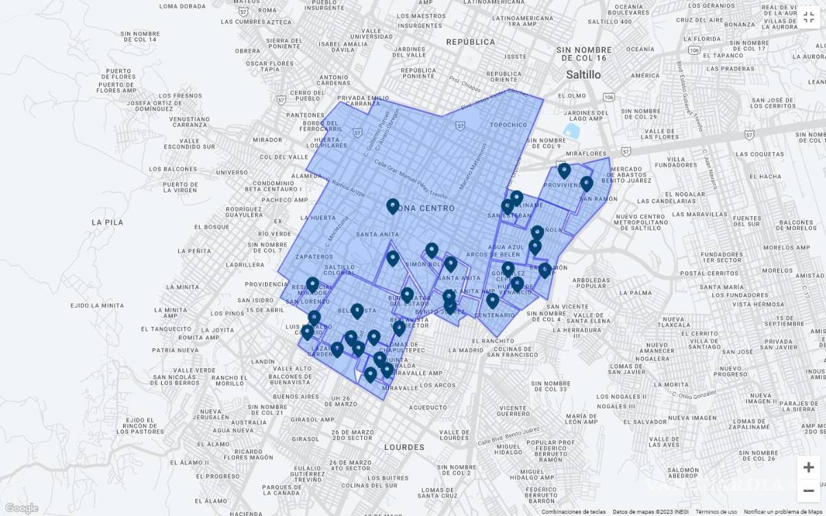 $!Cobertura actual de Naturgy en Saltillo.