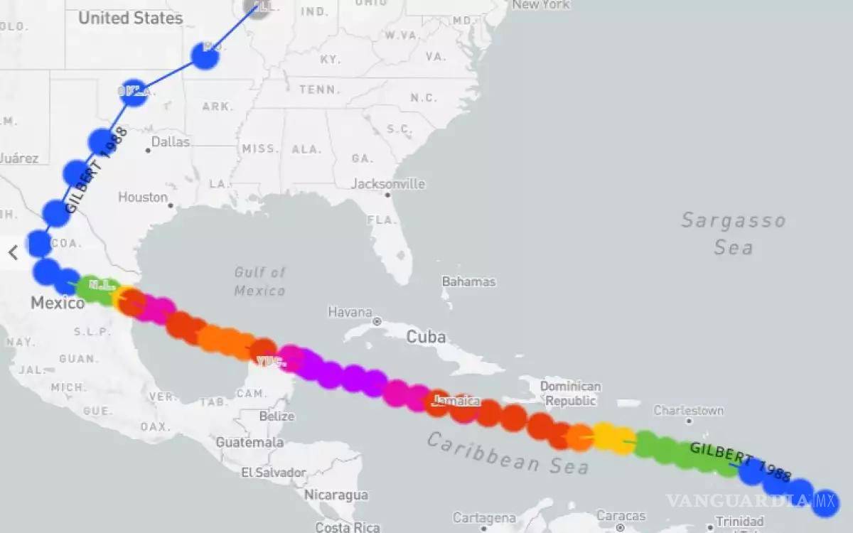 $!¿Otro Huracán Gilberto?... ciclón Beryl despertó para México los recuerdos del devastador meteoro que tocó tierra en dos ocasiones en 1988