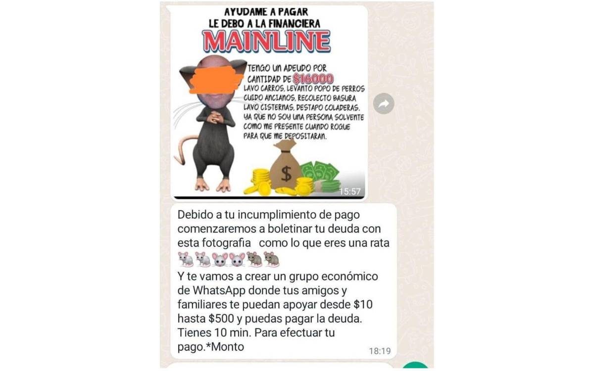 $!Financieras exhiben a sus deudores con familiares, compañeros y amigos.
