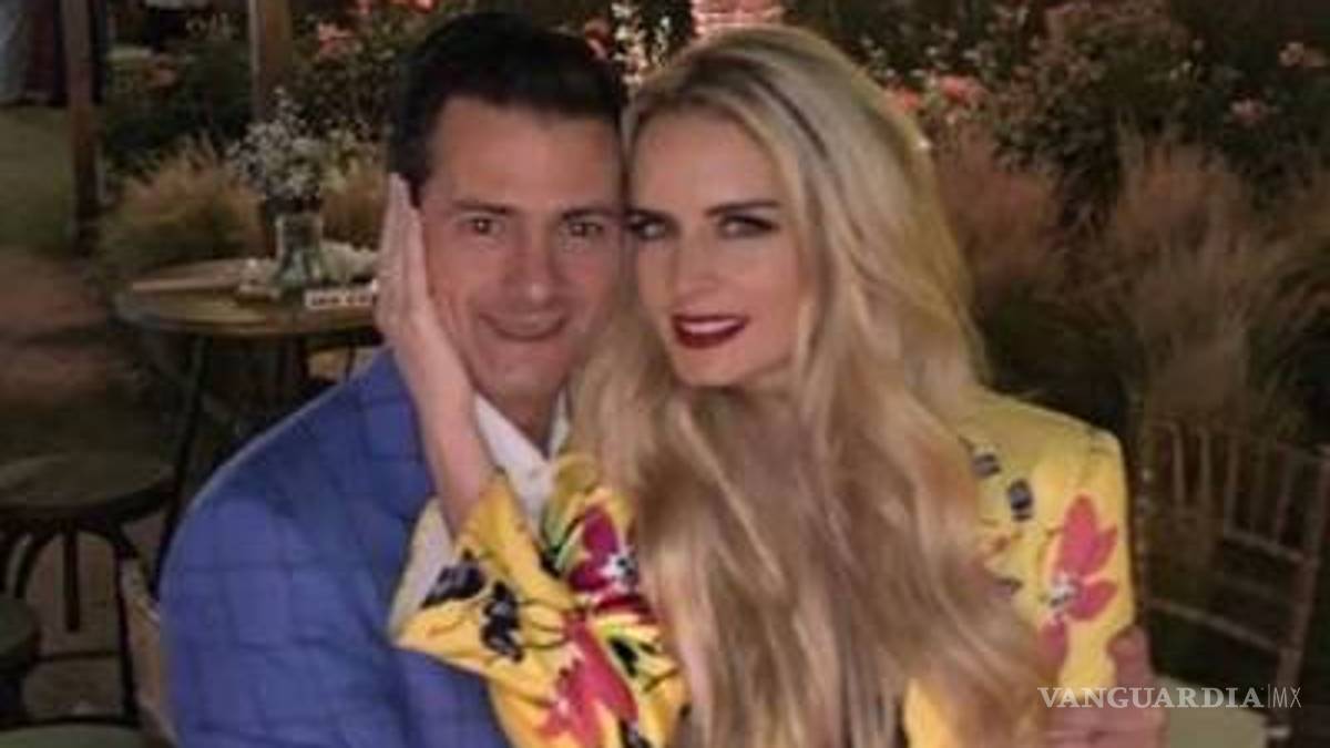 Peña Nieto no trabaja 'le toca estar tranquilo', confiesa su novia Tania Ruiz