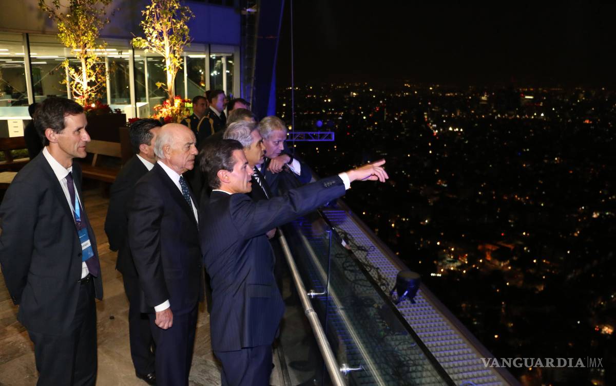 $!Inaugura Peña Nieto torre BBVA