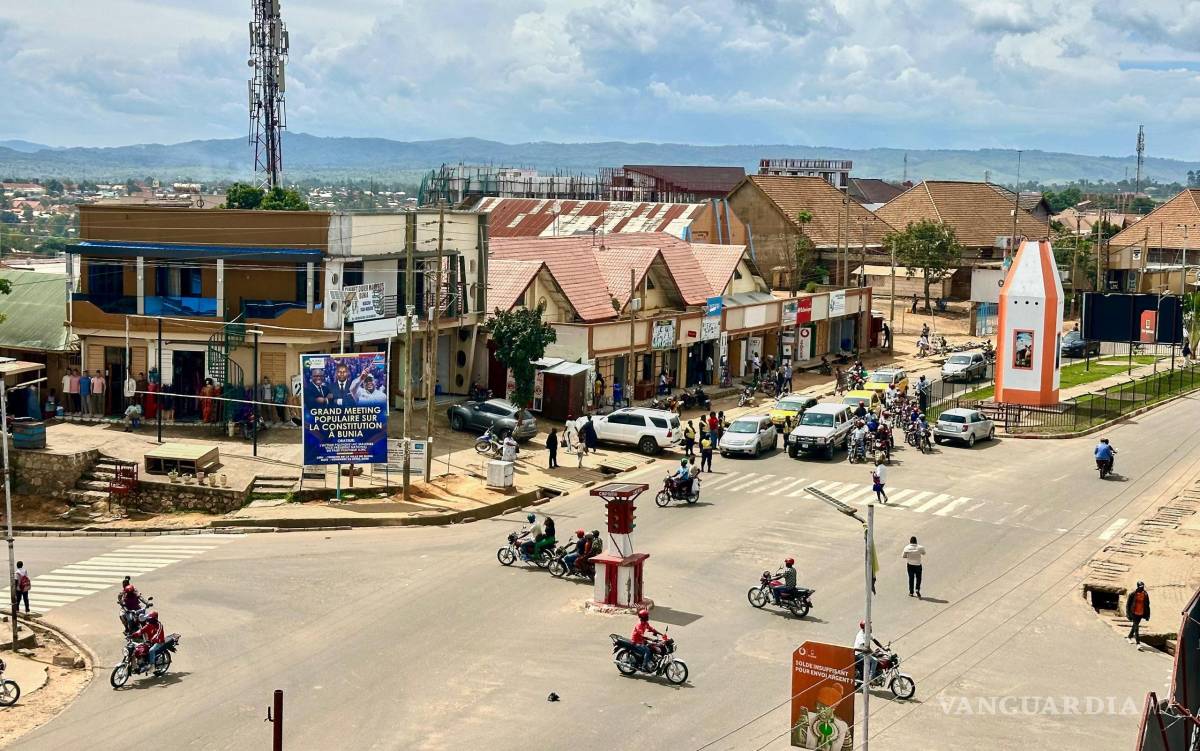 $!Vista general de Bunia, donde se han confirmado brotes de ébola en la provincia de Ituri, Congo, el viernes 15 de mayo de 2026.