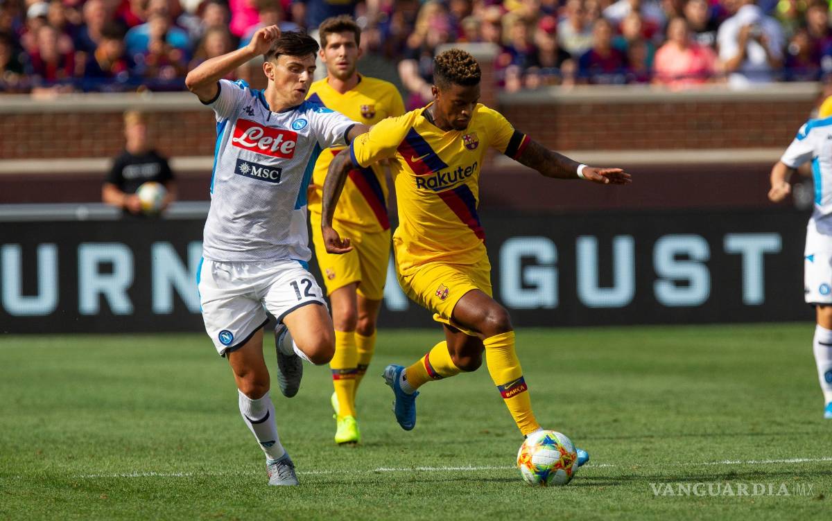 $!Barcelona aplasta al Napoli con Griezmann y Suárez en plan grande