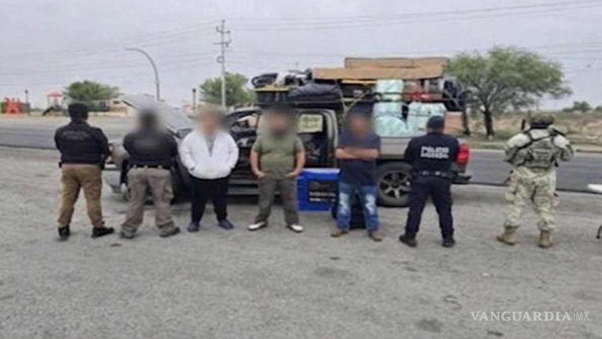 Detienen a cinco y aseguran armas de fuego en Progreso