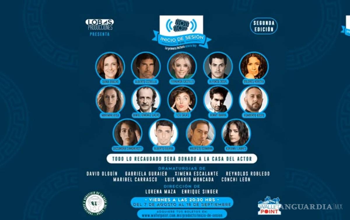 $!Hacen teatro con causa en plena pandemia en 'Inicio de Sesión'