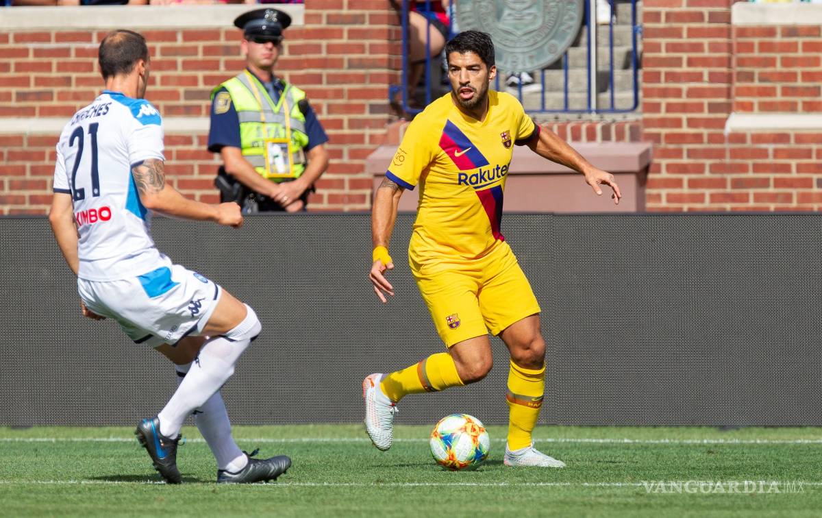 $!Barcelona aplasta al Napoli con Griezmann y Suárez en plan grande