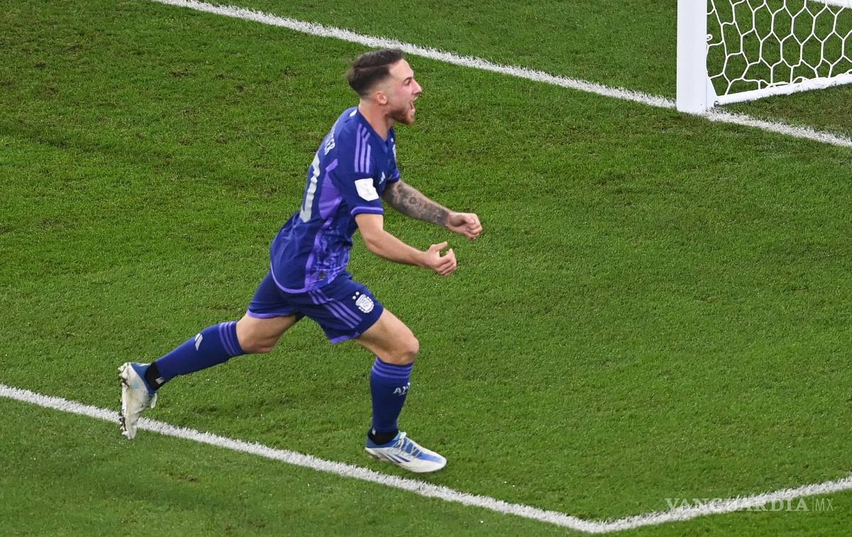 $!Festejo de Alexis Mac Allister de Argentina.