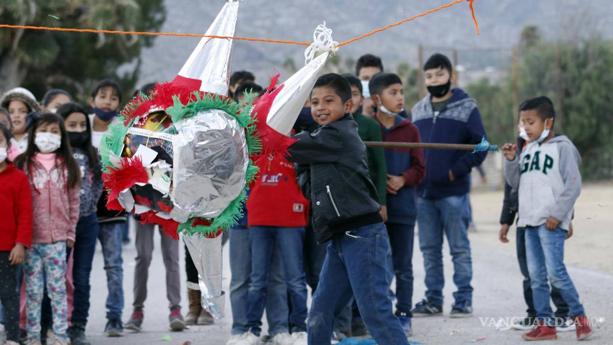 El sueño se hace realidad; regalan saltillenses posada a niños de ejido