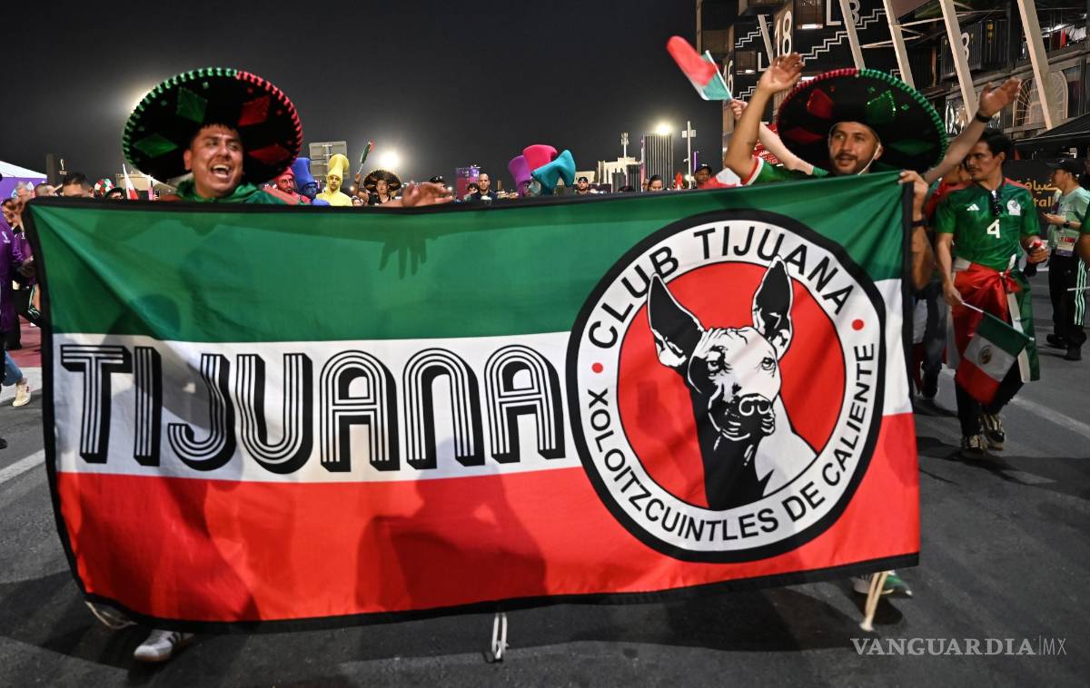$!Seguidores de México antes del partido de la Copa Mundial de la FIFA 2022 entre México y Polonia en el Estadio 947 en Doha, Qatar.
