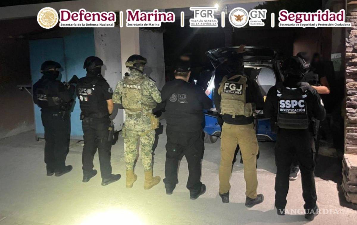 $!Detuvieron en Matamoros, Tamaulipas, a cuatro miembros del Cártel del Golfo.
