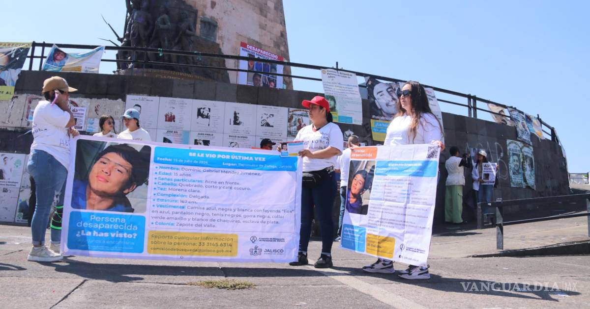 Marchan en Jalisco por adolescentes desaparecidos; exigen avances en las indagatorias