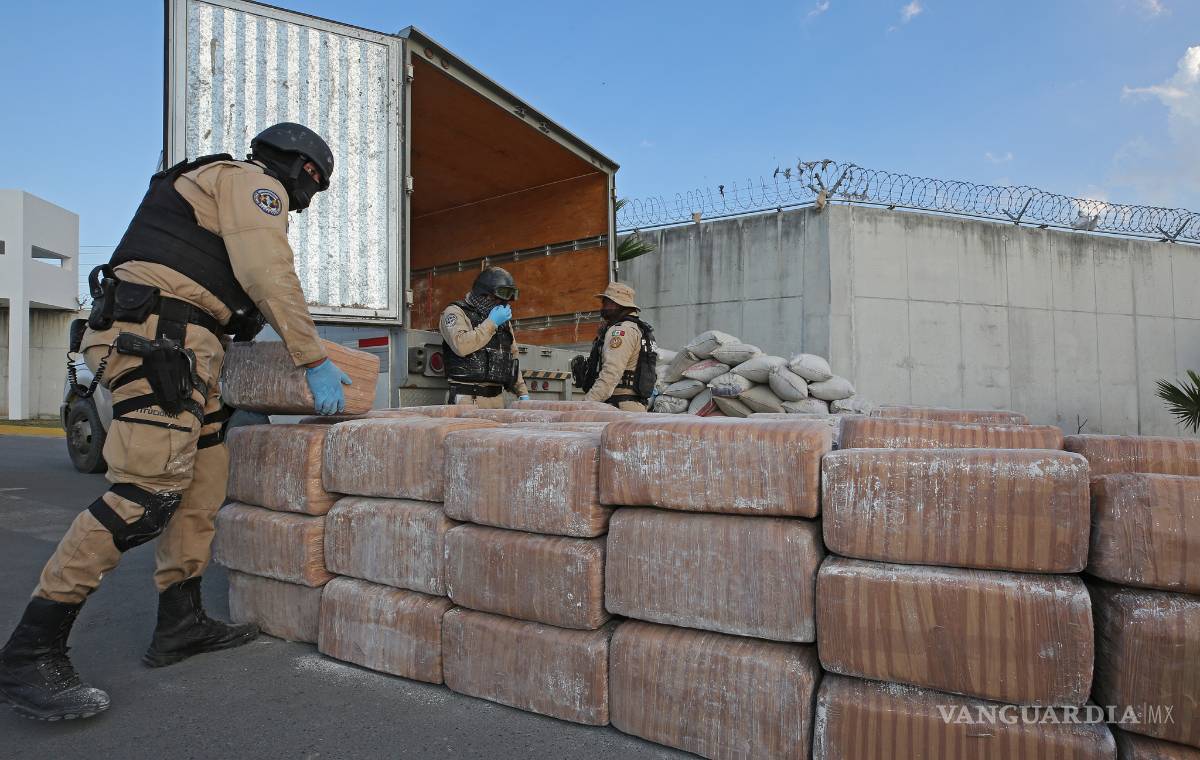 $!Decomisan en Nuevo León una tonelada de mariguana procedente de Coahuila
