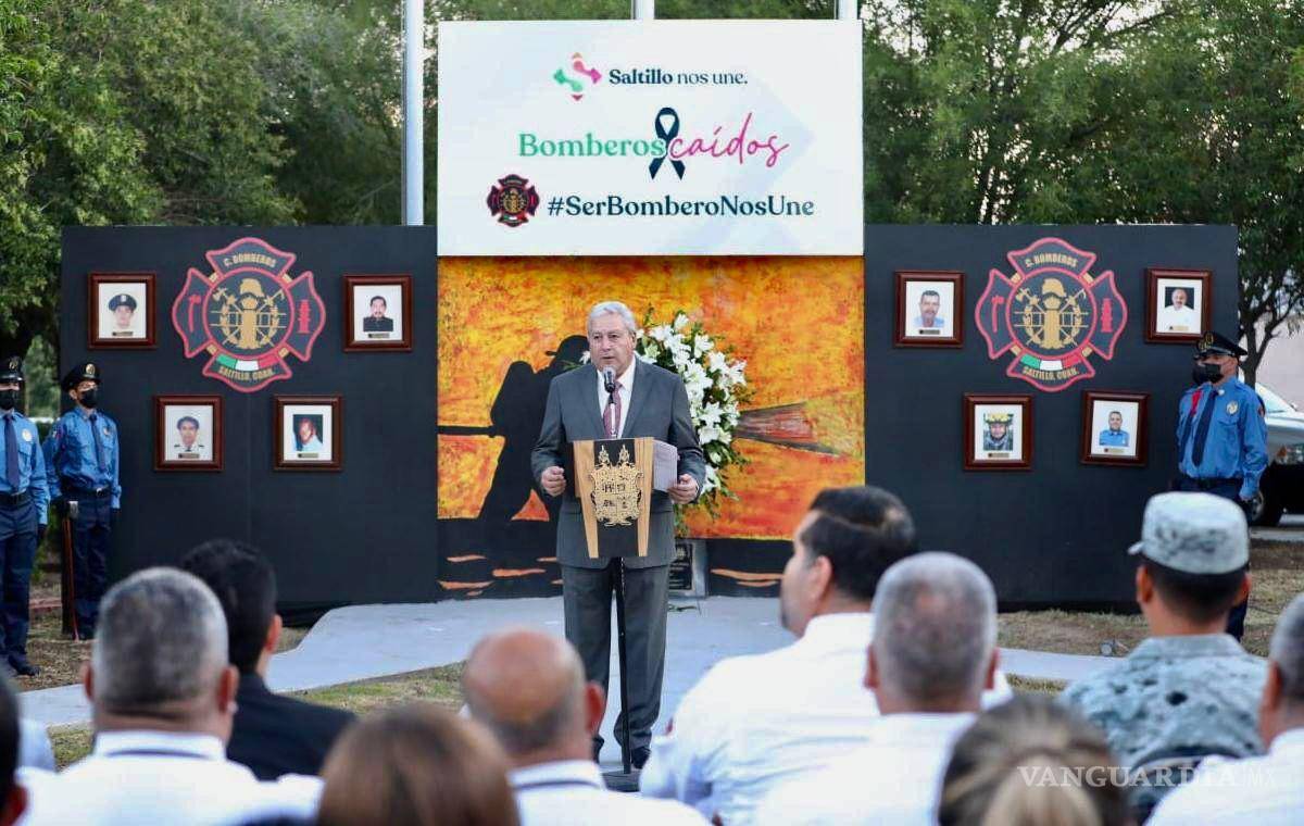 $!Homenaje a los bomberos caídos.